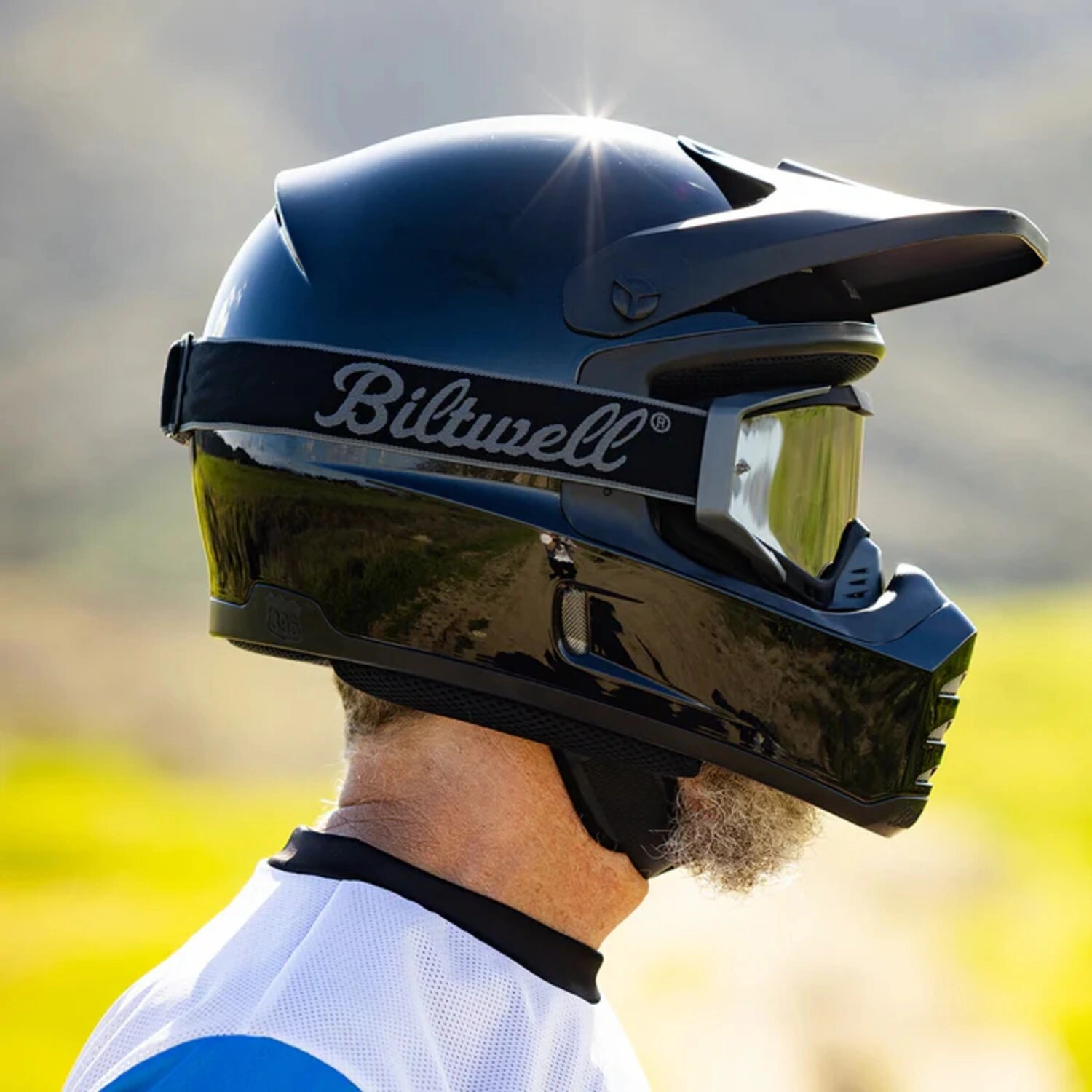 Biltwell Ridgeline goggles script, grey