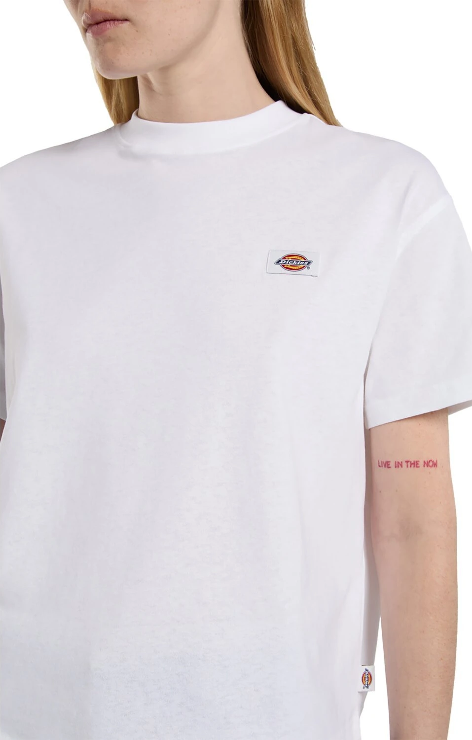 Dickies Oakport female boxy t-shirt, White, M