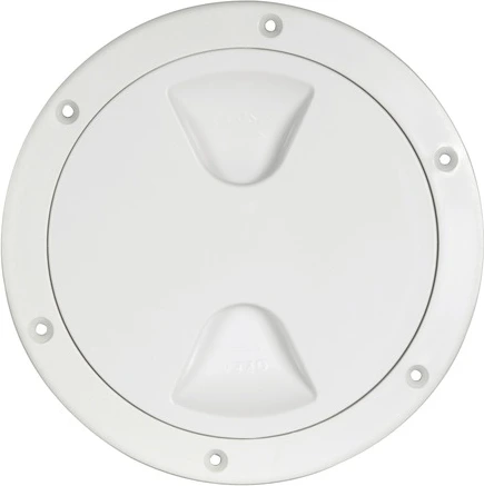 Inspection hatch screw lock white 102 mm