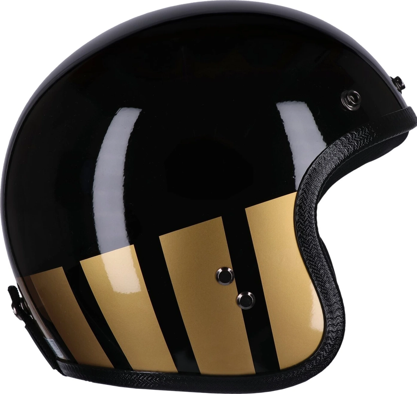 Roeg JETT helmet, curbstone Black, gold, M, Gloss