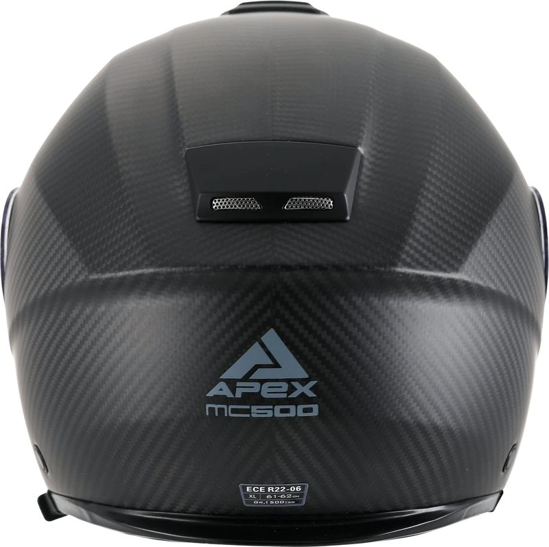 APEX Helmet MC500 Carbon solid matt M
