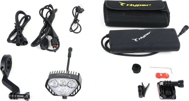 Hyper 8500 Arctic Helmetlight (without USB charger)