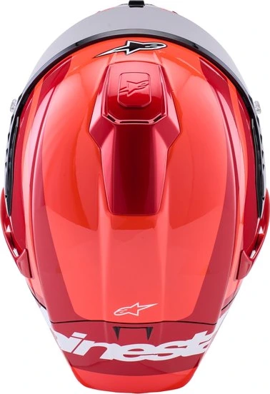 Alpinestars Helmet Supertech S-R10 Arius Black/White/Duo Red, S