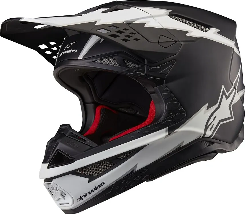 HELMET SM10 AMP BLK/WT S