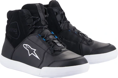 Alpinestars Shoe Chrome Waterproof Black/White/Blue, 48