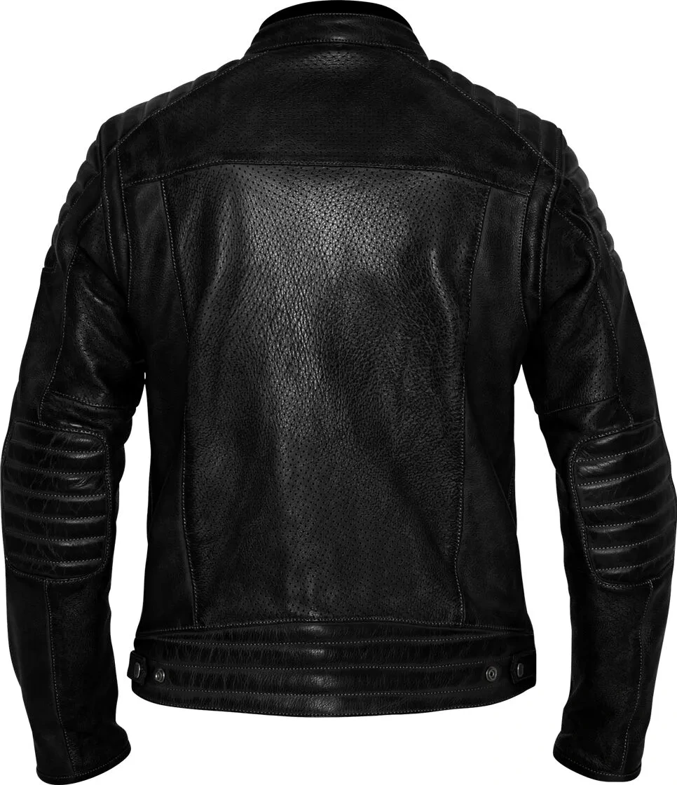 JACKET STORM LEATHER BLACK 3XL