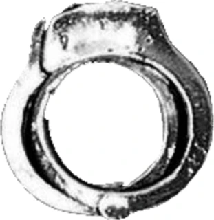 Biker pins Hand cuff biker pin