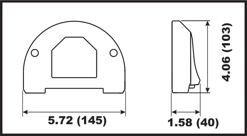 Anode alu Front Gearcase OMC/Volvo Penta