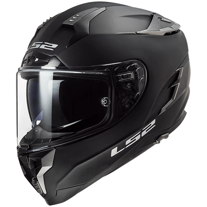 LS2 FF327 CHALLENGER solid helmet - M, Matt Black