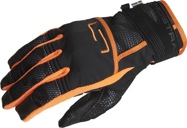 Lindstrands Glove Nyhusen Black/orange 07