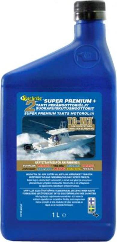 Star brite Super Premium 2-тактное масло TC-W3 для двигателей с впрыском 1л