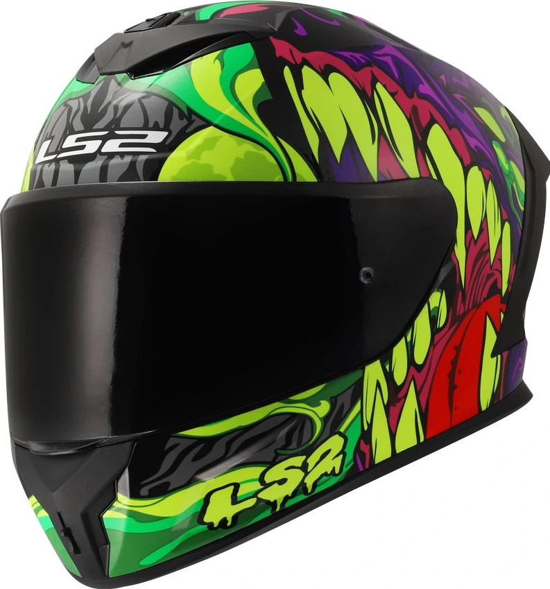 LS2 FF820 RAPID III LYCANT Helmet - Purple Green, 3XL