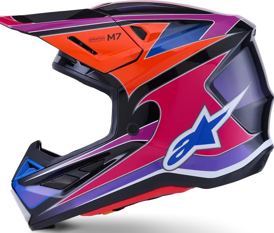 HELMET SM7 FUSE BLU/PU/PINK XS