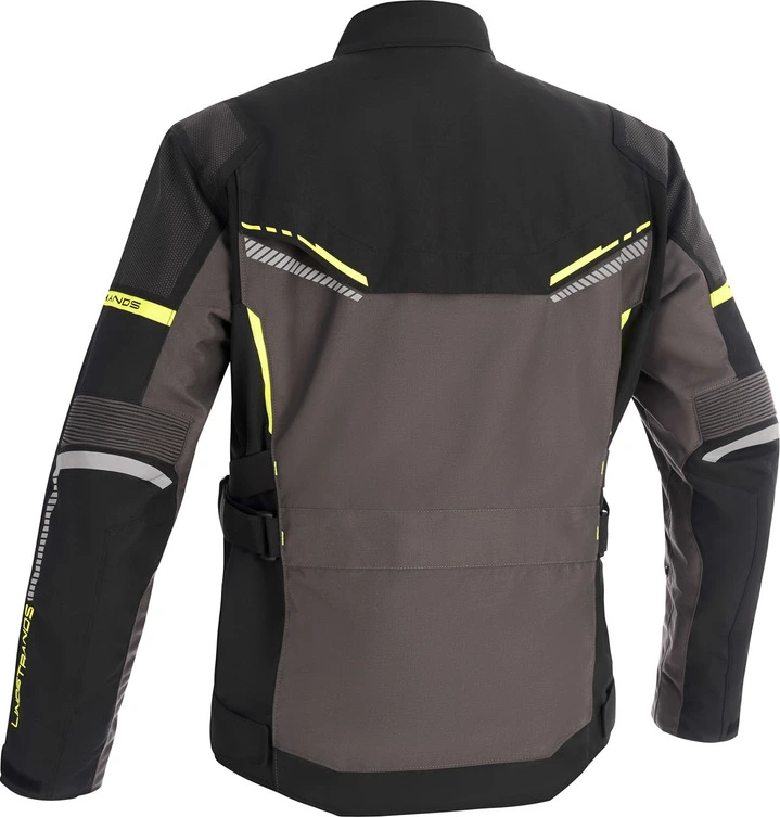 Lindstrands textile jacket Sylarna Dark grey/black, 48