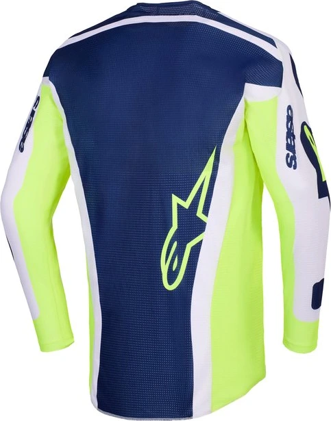 Alpinestars Jersey Racer Air Riway Gray/Fluo Yellow/Blue, M
