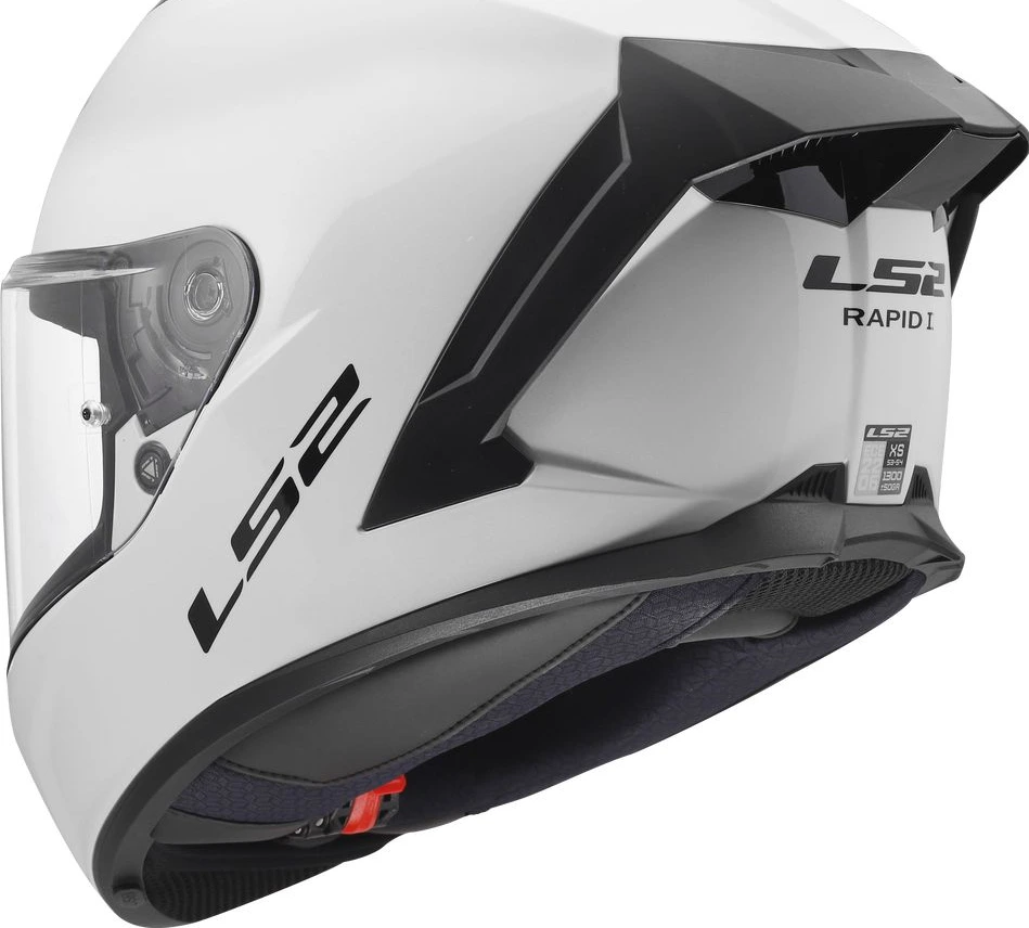 LS2 FF820 RAPID III SOLID Helmet - L, Gloss White