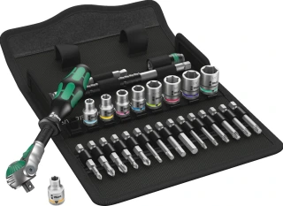 Wera Zyklop ratchet kit 28 pcs. 1/4" drive US Sizes