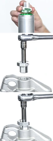 Race Tech dakšu kompresijas instruments TFCT 3622 SHOWA TAC/KYB Dual Chamber