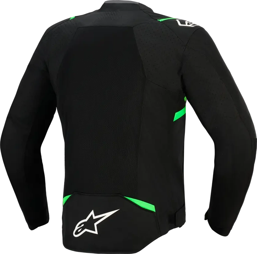 JACKET T-SPS AIR V2 BLACK/FLUO GREEN 3XL