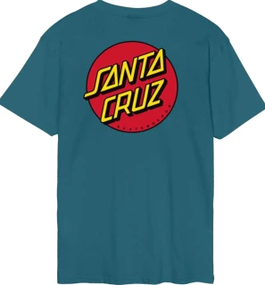 Santa Cruz Classic Dot Chest t-shirt teal