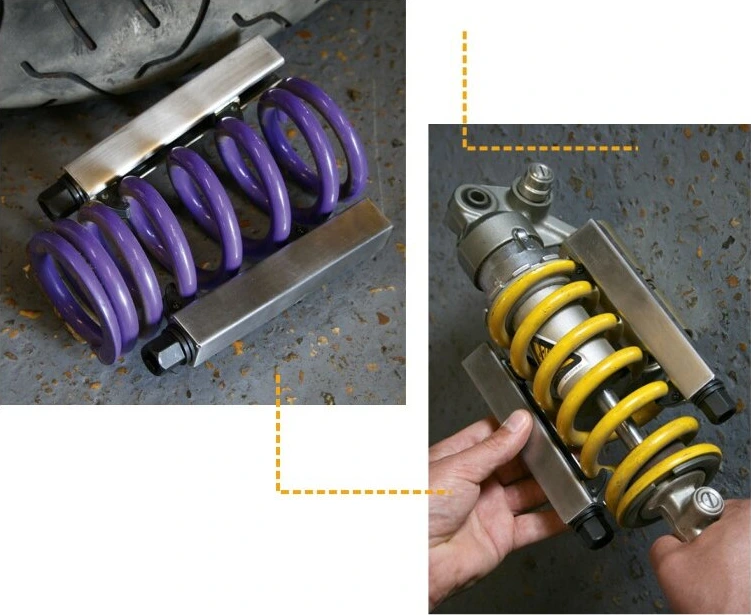 Motorcycle coil spring compressor 2pcs