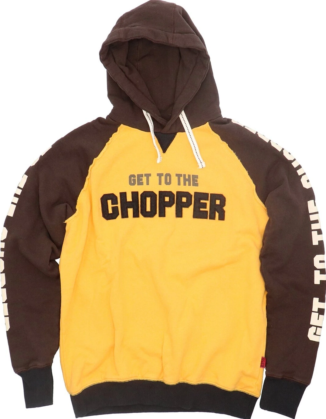 13 1/2 Get to the Chopper hoodie, Yellow, XL