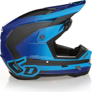 6D Helmet ATR-3 Pure Gloss Deep Blue FIM, L