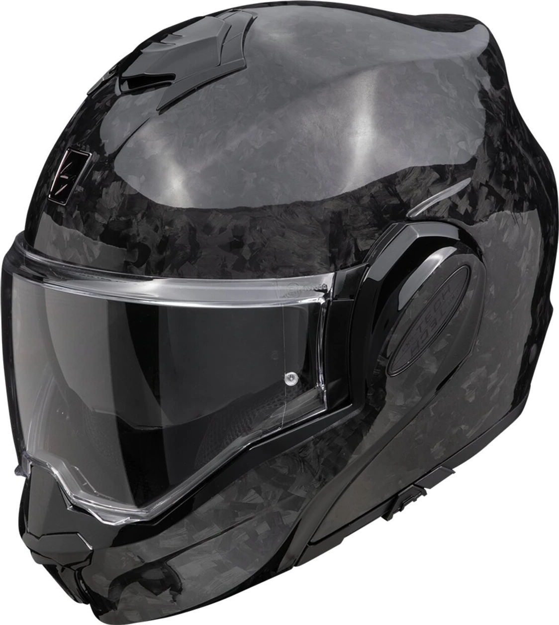 Scorpion Exo-Tech Evo Carbon helmet, Black, XS, Gloss
