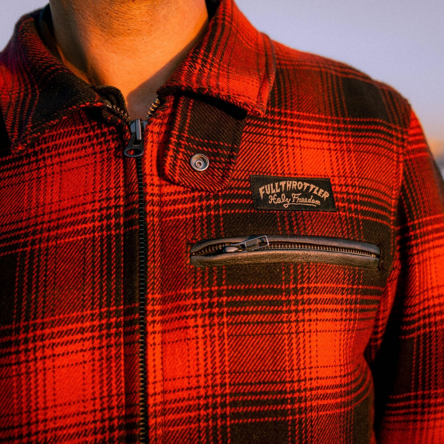 Holy Freedom Definitive Flannel jacket, Red, 2XL