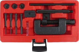 Chain breaker and riveting tools