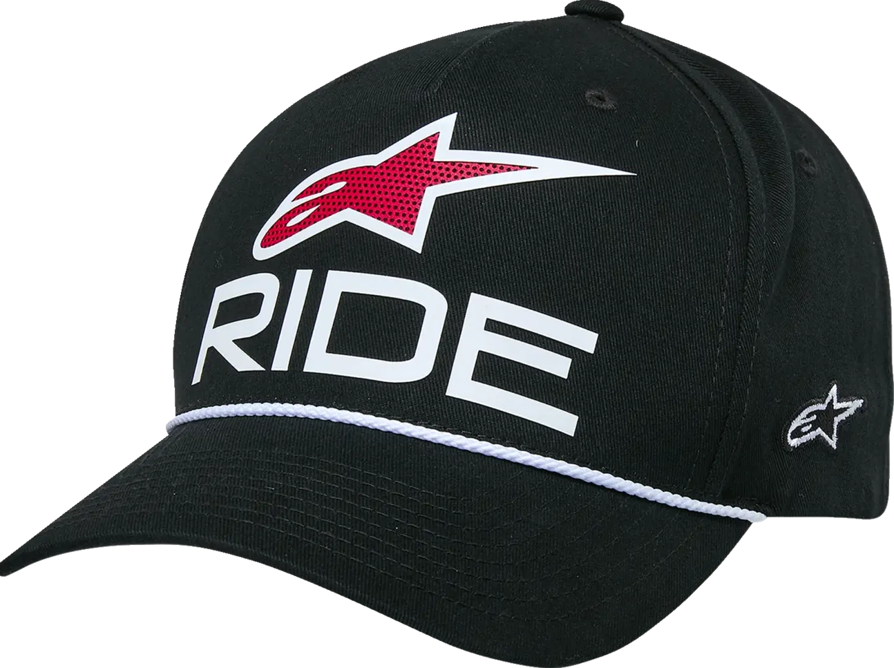 HAT CRV BILL SNP RIDE COMP BLACK/WHITE OS