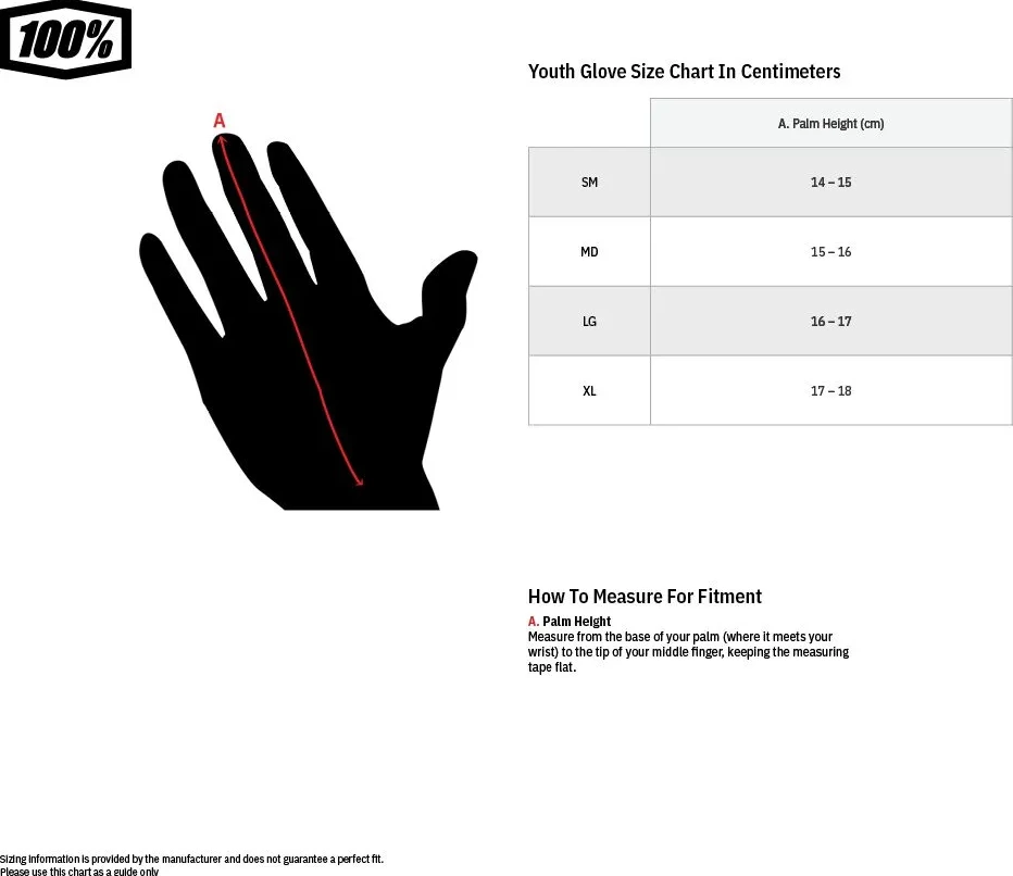 GLOVE YTH BRISK FL YL SM