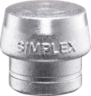 Halder insert for Simplex mallet 80mm Soft metal - Very hard