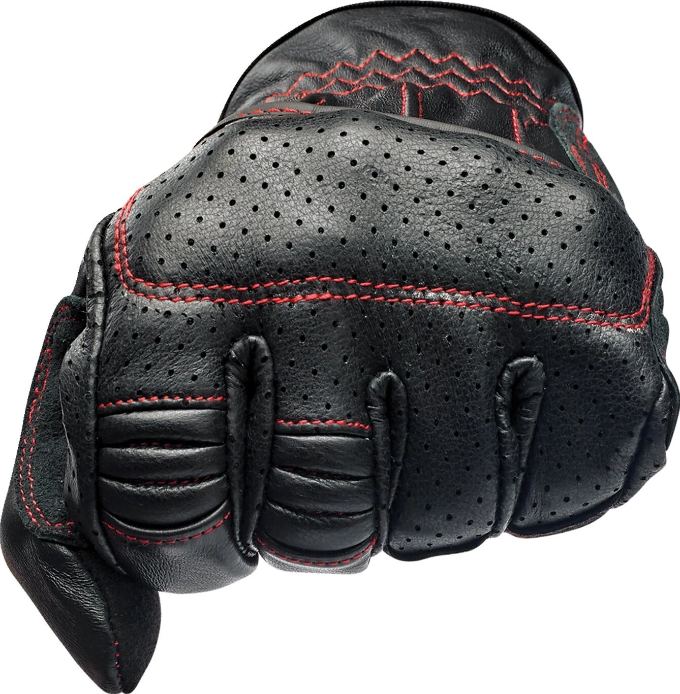 Biltwell Borrego gloves black/redline, XS