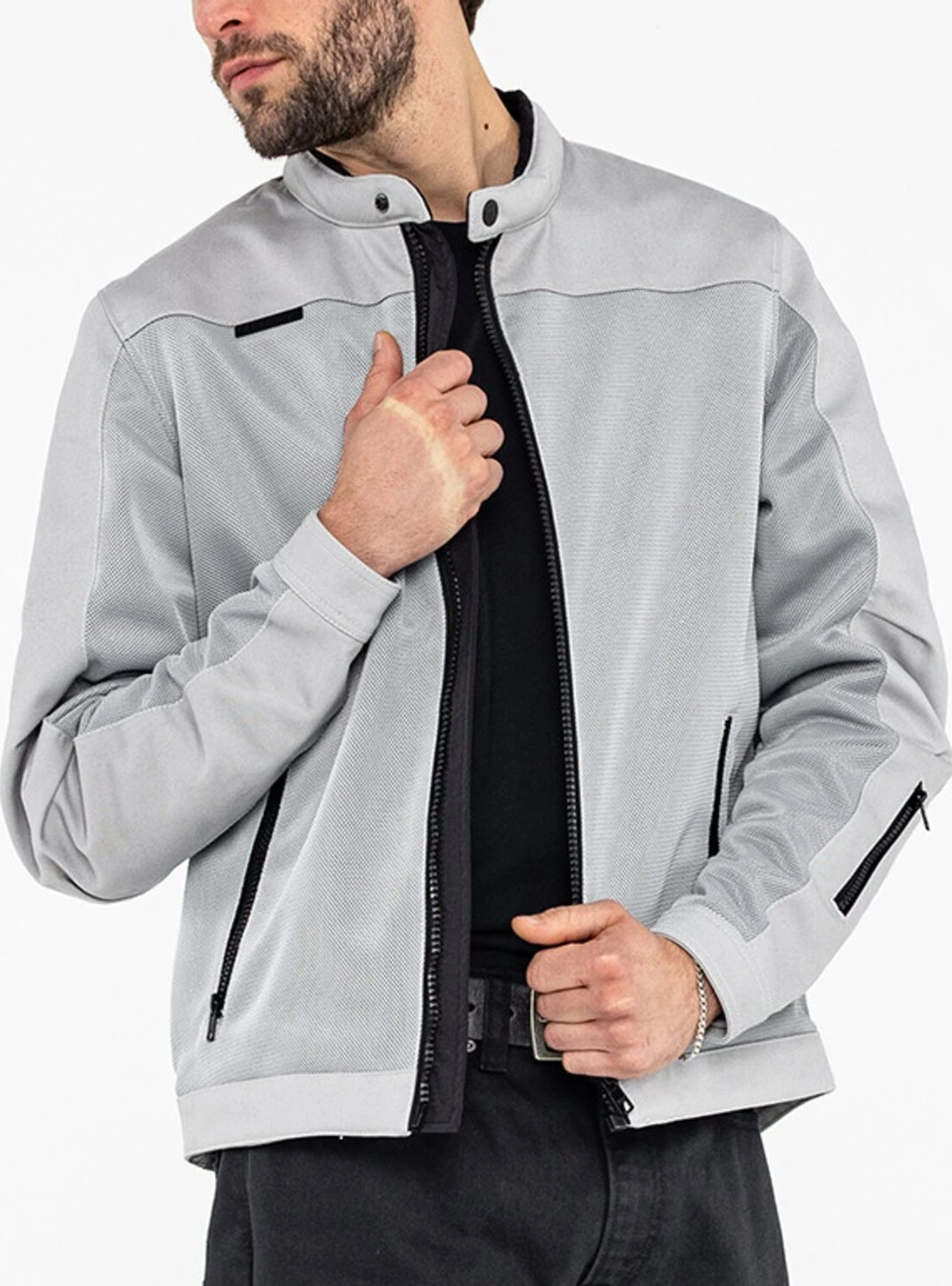 John Doe Aero mesh jacket, artic White, White, S