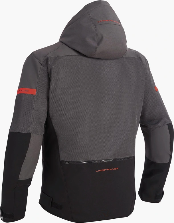 Lindstrands Textile Jacket Rexbo V2 Grey Black, 48