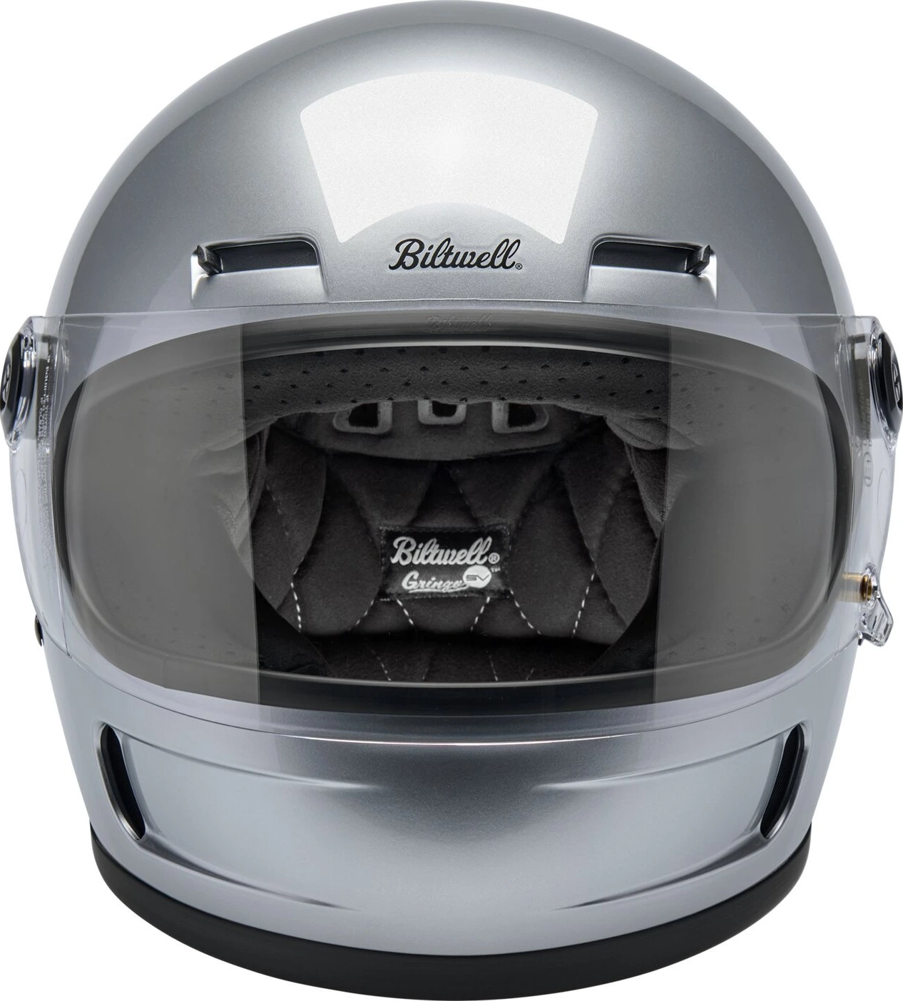 Biltwell Gringo SV helmet, Silver, L, gloss