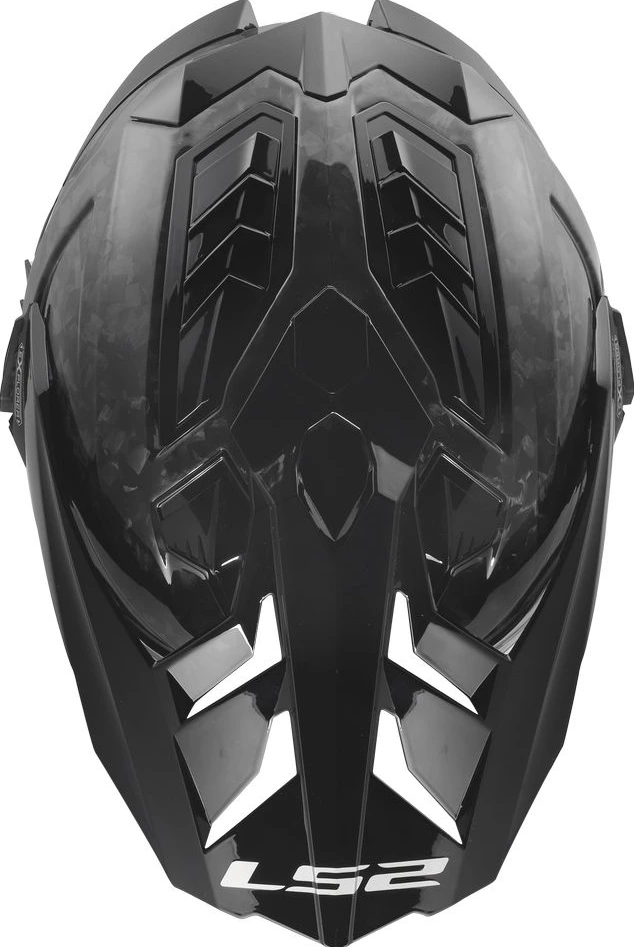 LS2 MX701 EXPLORER C FORGED Helmet - Gloss Black, 3XL