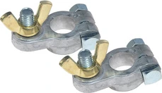 Battery clips pair