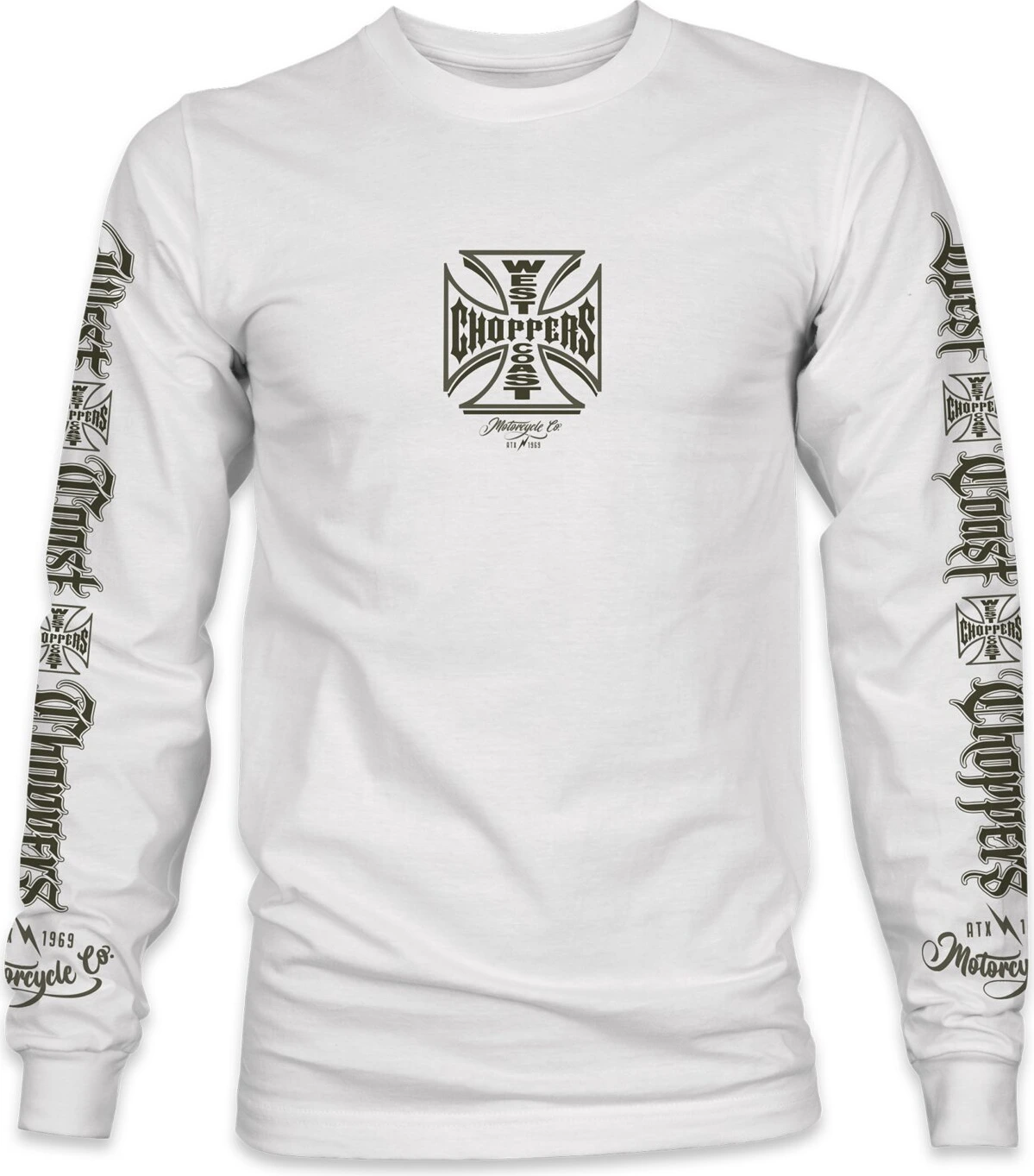 WCC Gangscript long sleeve, White, S