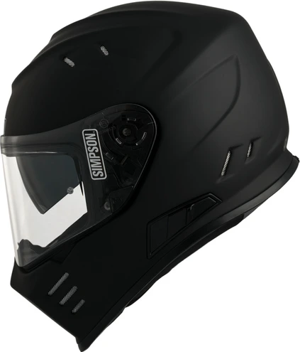 SIMPSON Helmet Venom 06 solid matt black, XS