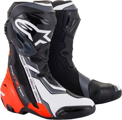 Alpinestars Boot Supertech R v2 Black/Fluo Red/White, 41