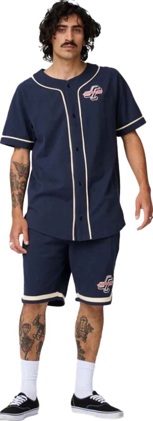Santa Cruz Outer OGSC Baseball shirt, Navy, S