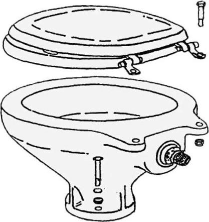 spare toilet bowl porcelain