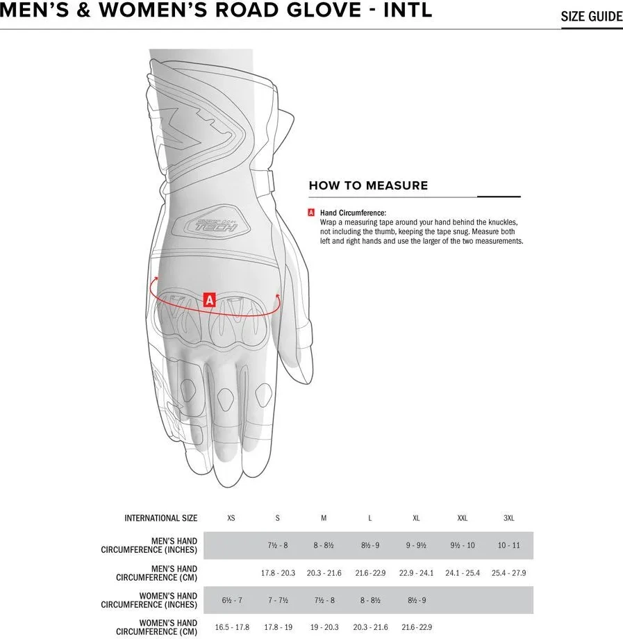 GLOVE SR-3 V2 DS BLACK S