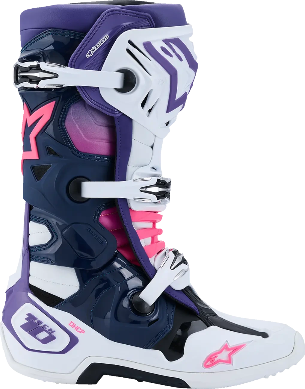BOOT TECH 10 WHT/VLT/NVY/PINK 7