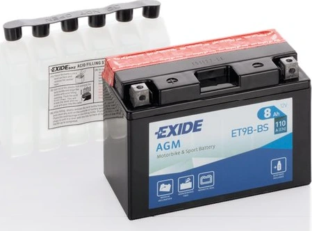 Exide akumuliatorius ET9B-BS