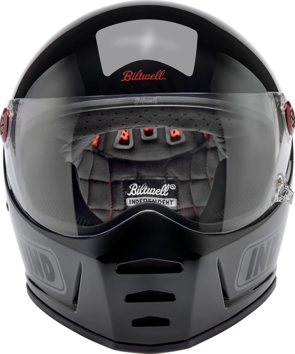 Biltwell Lane Splitter Independent collab helmet, Gray, XS, Gloss