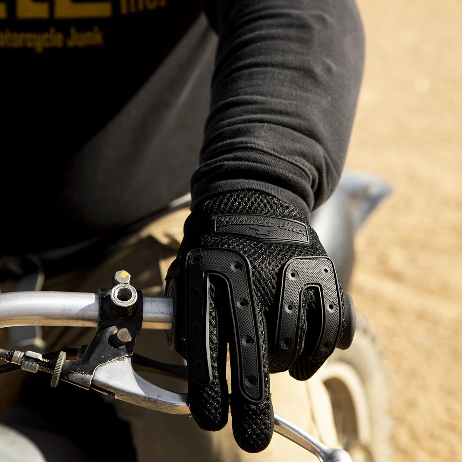 Biltwell Anza gloves, black out, XS