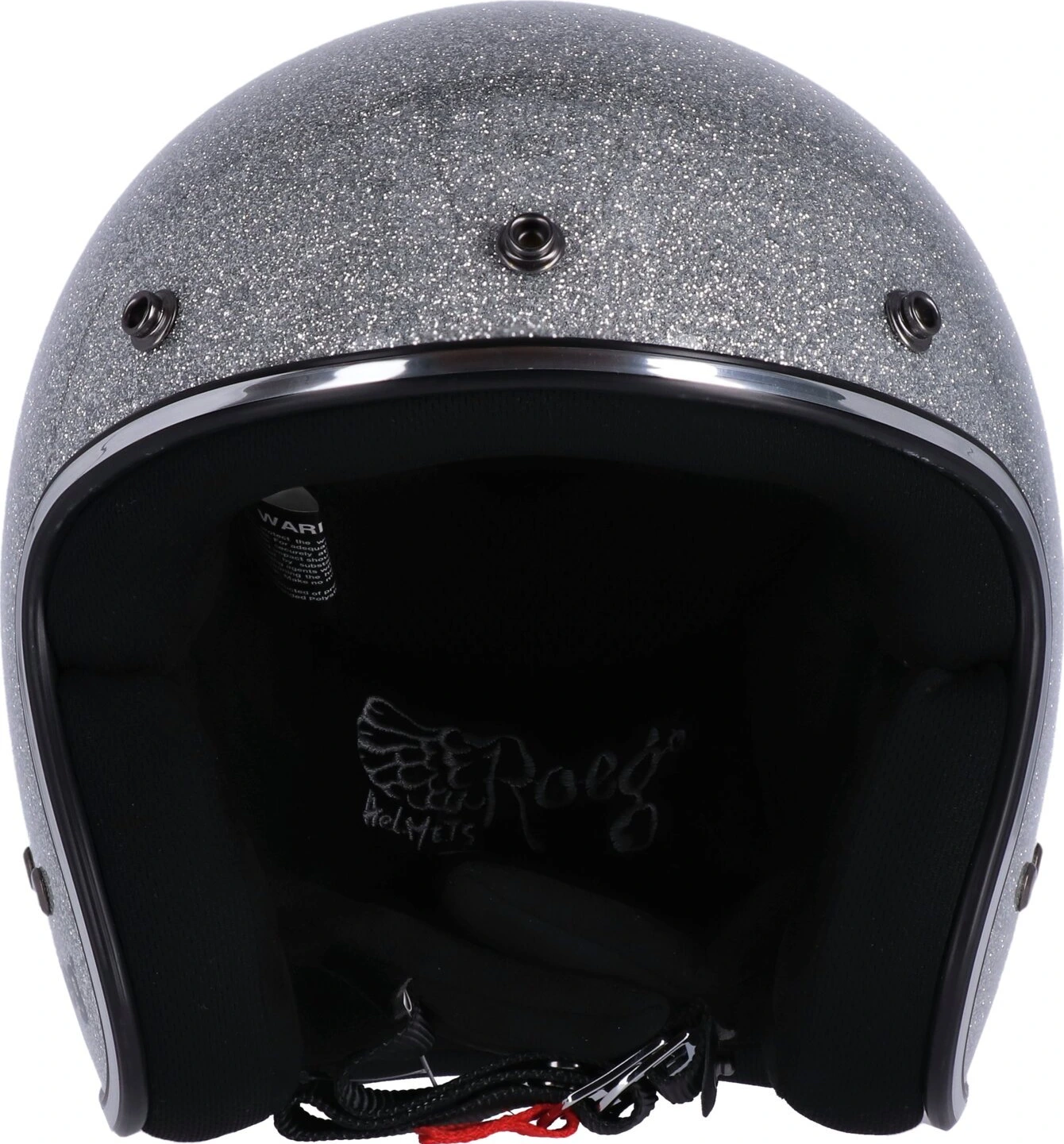Roeg JETT helmet, disco ball Silver, Silver, L, Metal Flake